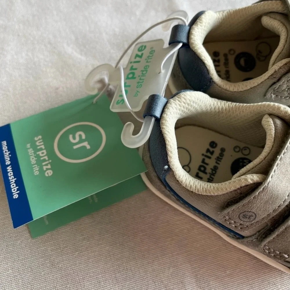 Stride Rite Surprize Baby Boys Velcro Memory Foam Sneakers 3C